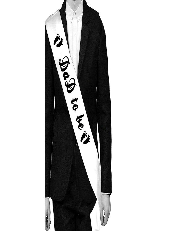 Hubops mom to be and dad to me Sash & dad and mom to be sash for Party Decoration Combo Pack (Pink and White) - Image 4